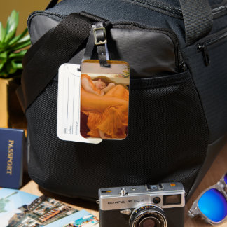 Flaming June by Sir Frederic Leighton Vintage Luggage Tag