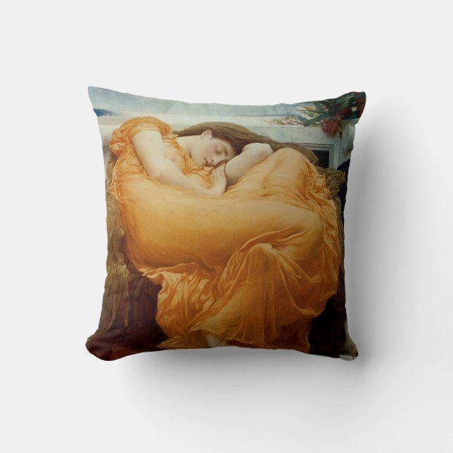 Flaming June Cushion (Front)