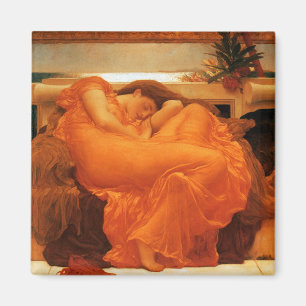 Flaming June Frederic Leighton Fine Art Magnet