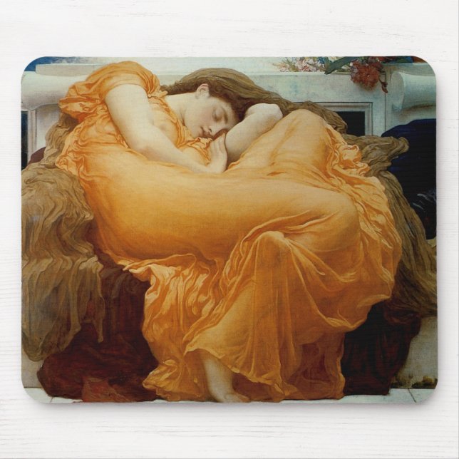 Flaming June Mouse Pad (Front)