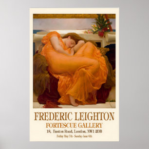 Flaming June Print Frederic Leighton Vintage