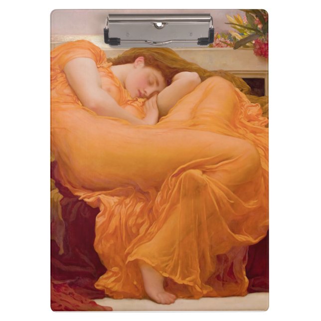 Flaming June Vintage Clipboard (Front)