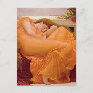 Flaming June Vintage Postcard