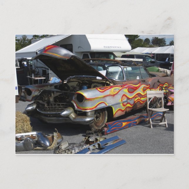 Flaming Junker Postcard (Front)