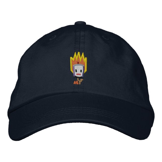 Flaming Mattson Marshmallow Embroidered Hat (Front)