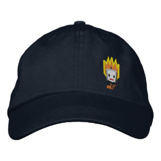Flaming Mattson Marshmallow Hat: Left Front Style Embroidered Hat