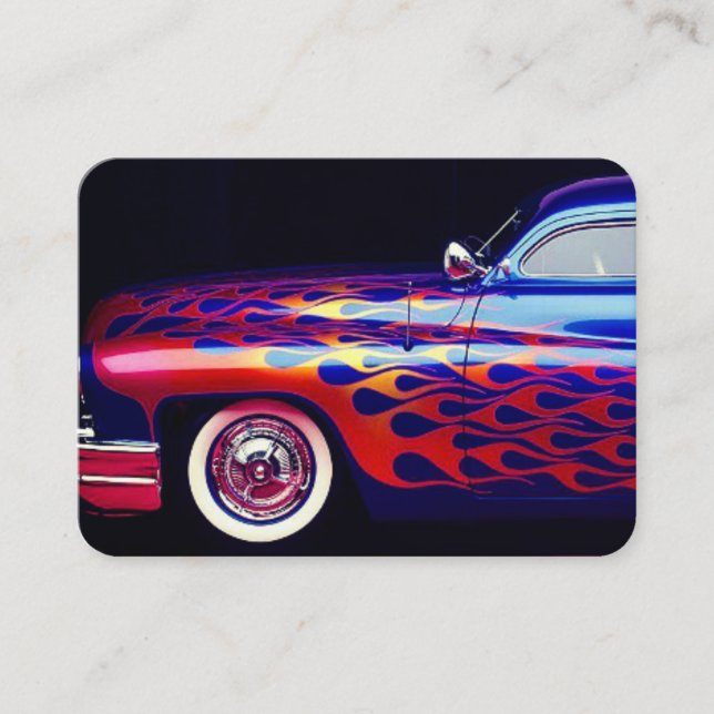 Flaming Mercury Business Card (Front)