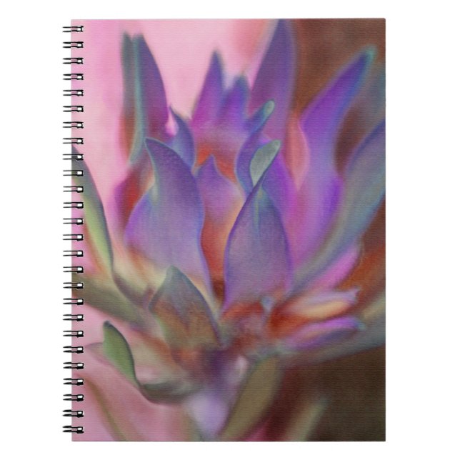 Flaming Protea Spiral Notebook (Front)