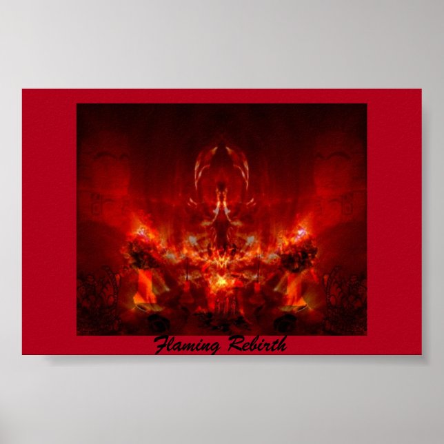 Flaming Rebirth Poster (Front)