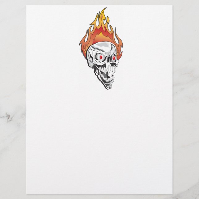 Flaming Skull (Front)