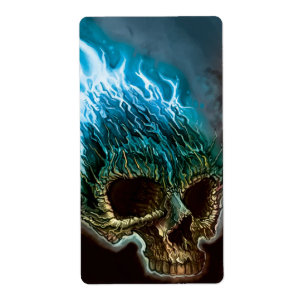 Flaming Skull