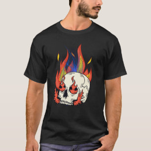 Flaming Skull T-Shirt