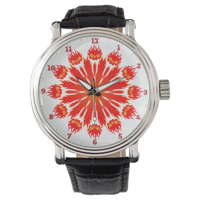 "Flaming Skull" Watch (Front)