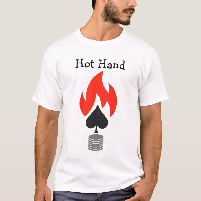Flaming Spade and Chips T-Shirt (Front)