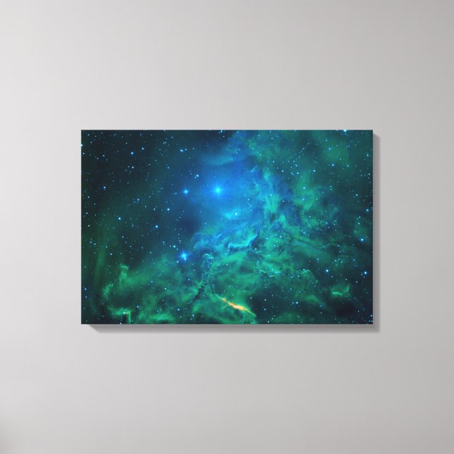 Flaming Star Nebula Canvas Print (Front)