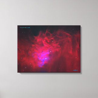 Flaming Star Nebula IC405 Canvas Print