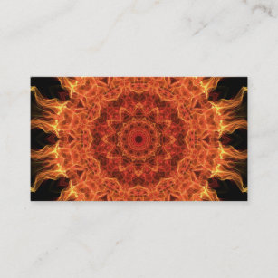 Flaming Sun Business Card
