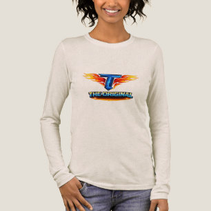 Flaming T The Original Fire Graphic Bella+Canvas  Tri-Blend Shirt