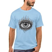 Flaming Third Eye Design