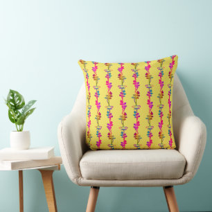 Flaming Vines Summer Cushion