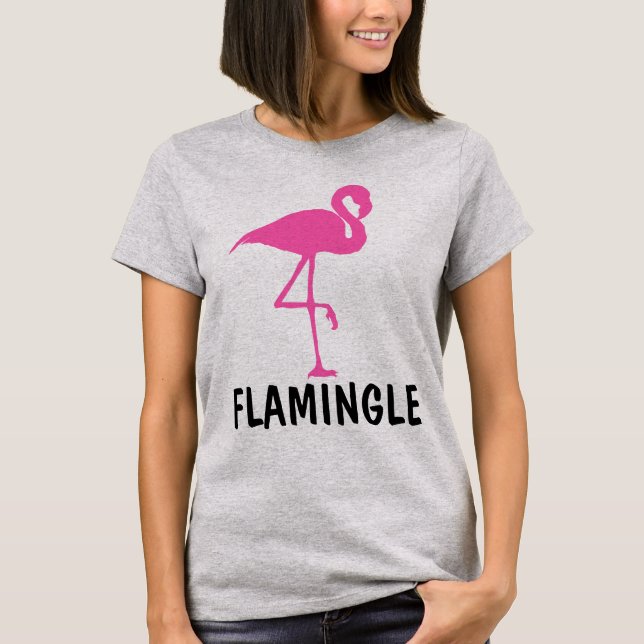 FLAMINGLE FLAMINGO T-shirts (Front)