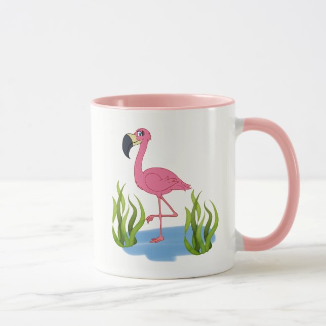 Flamingo 11 oz Combo Mug (Right)