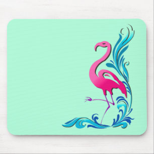 Flamingo 1 mouse pad