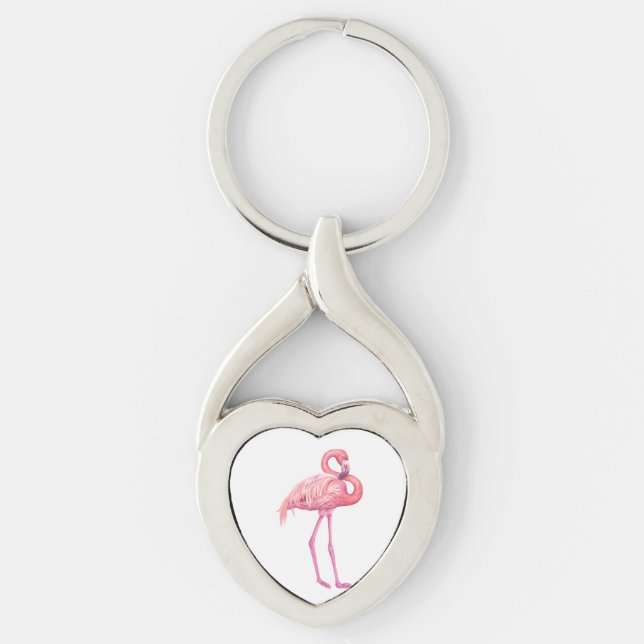 Flamingo 2 key ring (Front)