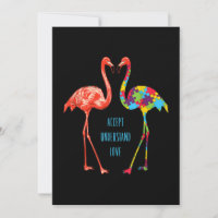 Flamingo | Accept Understand Love Autism Flamingo