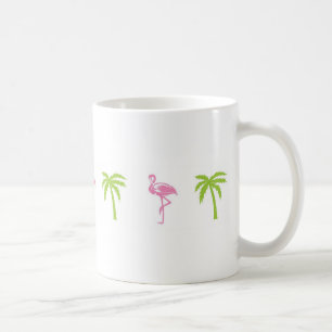 Flamingo and Palm Tree Mug