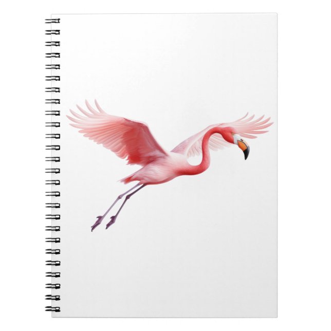  Flamingo animal bird Notebook (Front)