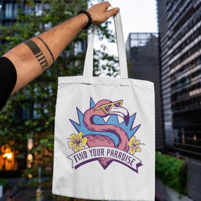 Flamingo Animal Cartoon Tote Bag (Creator Uploaded)