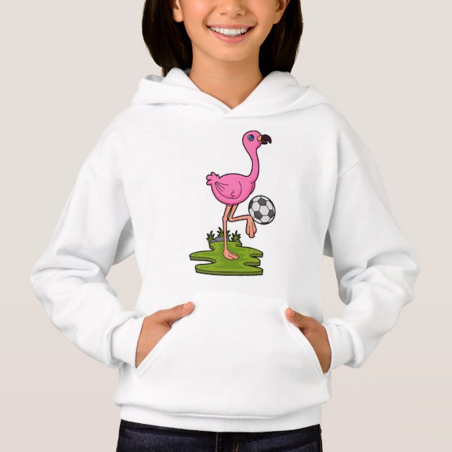 Flamingo as Soccer player with Soccer (Front)