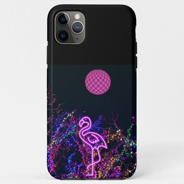 Flamingo at the dance party. Case-Mate iPhone case (Back)