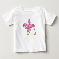 Flamingo at Yoga Stretching exercise