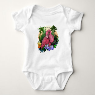 Flamingo Baby Bodysuit
