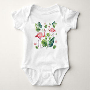 Flamingo Baby Bodysuit