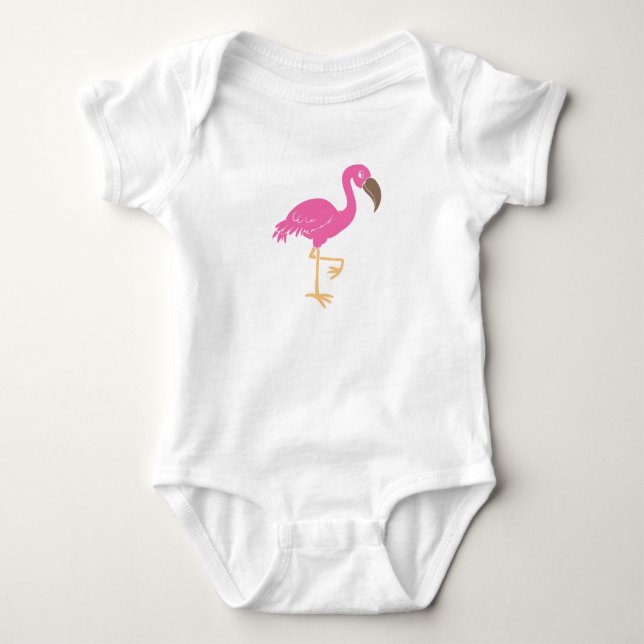 Flamingo Baby Bodysuit (Front)