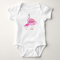 Flamingo Baby Gerber Cotton Outfit
