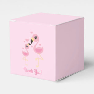 Flamingo Baby Shower Cute Tropical Favour Box