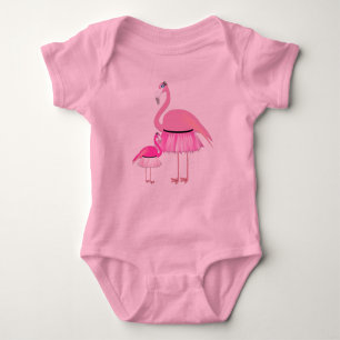 Flamingo Baby Tutu Bodysuit