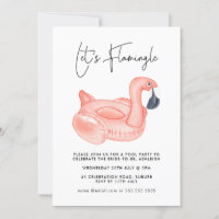 Flamingo Bachelorette Pool Party