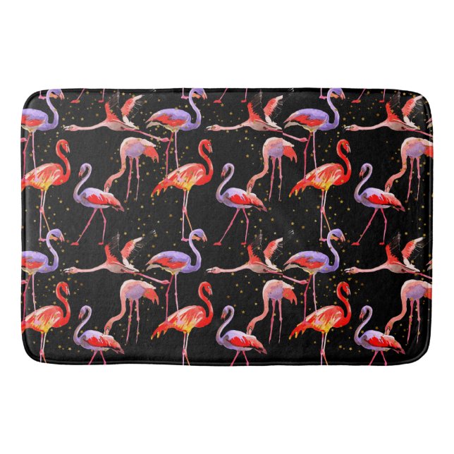 Flamingo Bath Mat Large (Front)