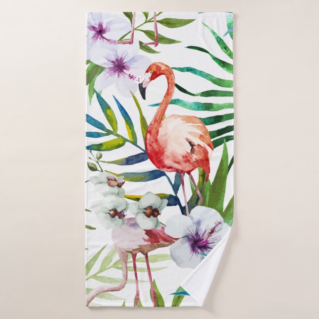 Flamingo Bath Towel (Bath Towel)