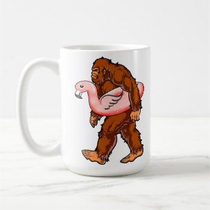 Flamingo Bigfoot Coffee Mug