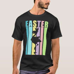 Flamingo Bird Happy Easter Cute Funny Spring Fun H T-Shirt