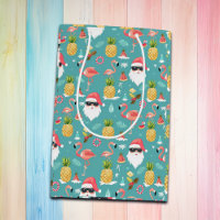Flamingo Birds Santa Claus Christmas in July Party