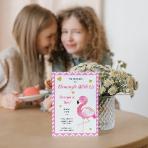 Flamingo Birthday Invitation