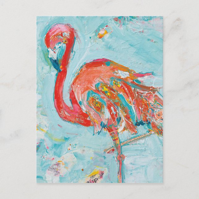 Flamingo Bright Postcard (Front)