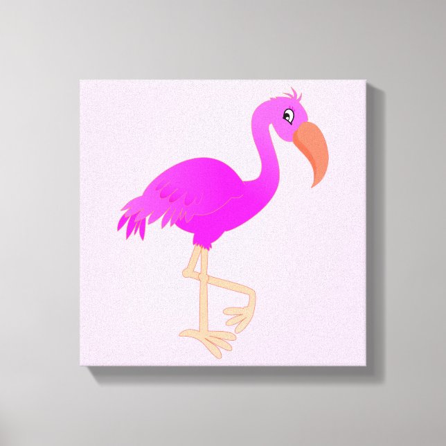 Flamingo Canvas Print (Front)